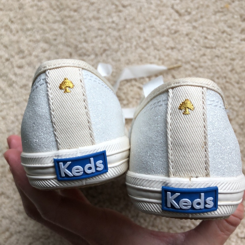 Keds for Kate spade white glitter sneakers - Picture 3 of 4